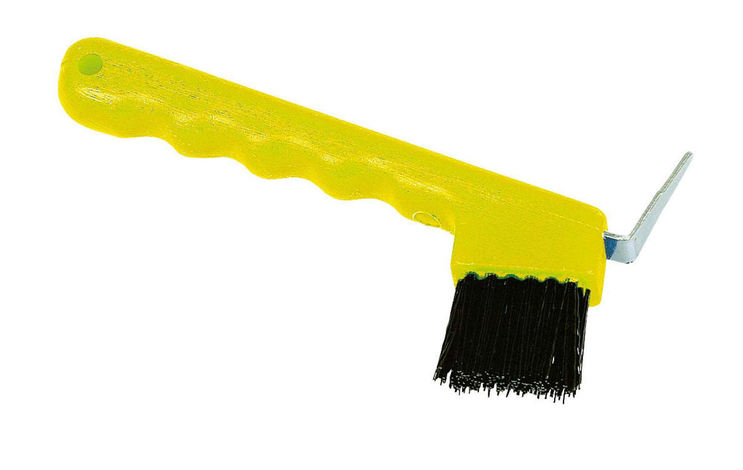 Hoof pick with brush