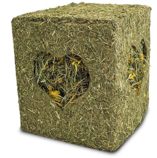 JR Farm Hay Cubes with Flowers, 450 g 