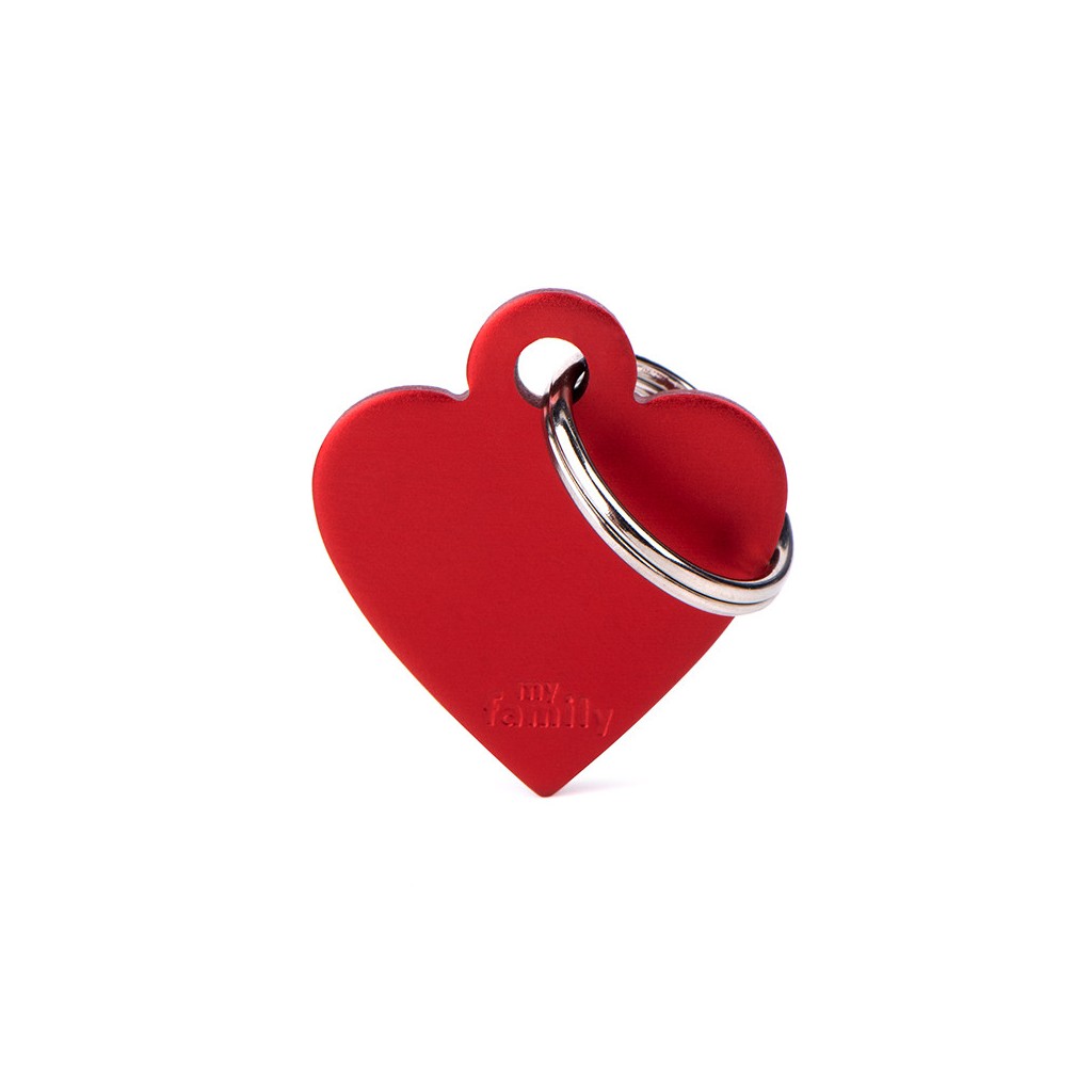 MyFamily "Big Heart Aluminum" ID Tag 